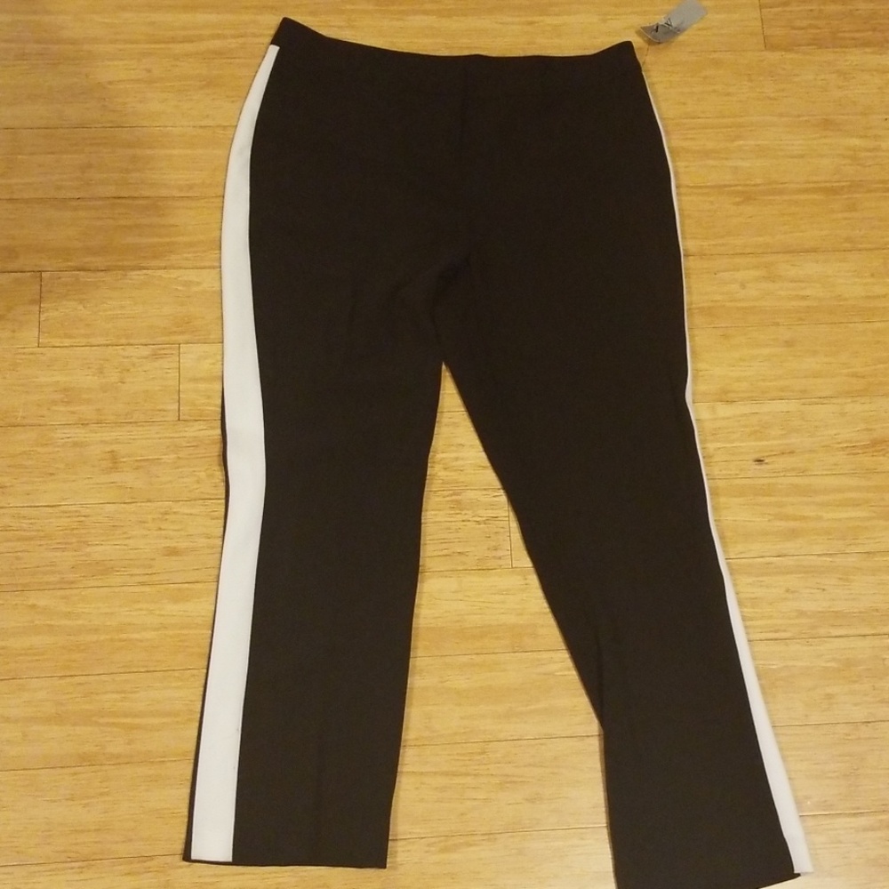 NWT Worthington Black tuxedo pants